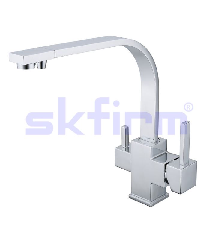 Commercial 3 Way Kitchen Tap Cabinet Water Filters Water Saving Faucet for Sale