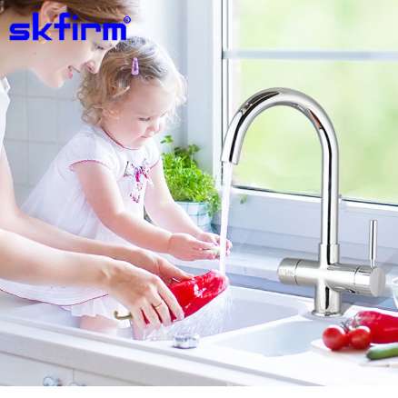 Kitchen Tap For Boiling Hot Water Chrome Finish And Boiler Tank