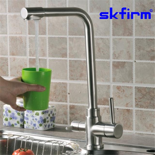 Osmosis Reverse 3 Way Tap Stainless Steel Filter Water Faucet