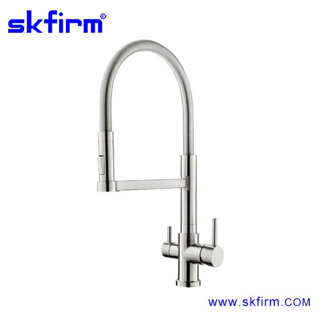 Pull Out Stainless Steel 3 Way Pure Water Tap