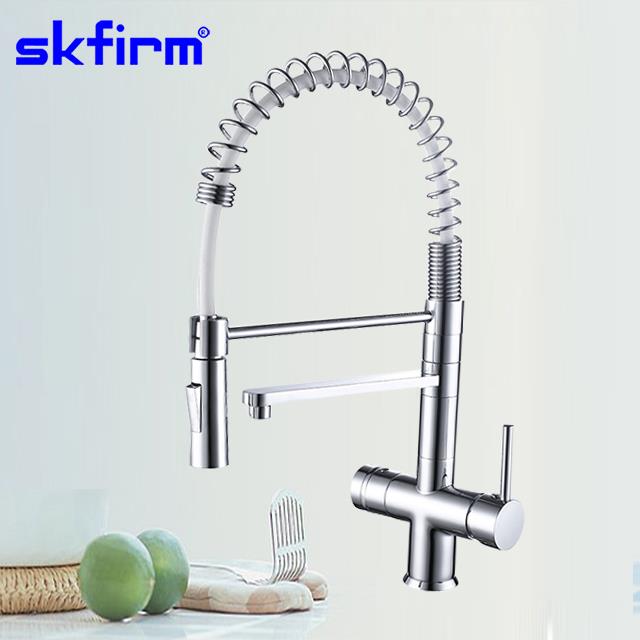 Kitchen Sink Mixer 3 Way Faucet