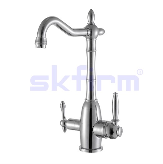 Western Style Gooseneck Water Faucet Kitchen Sink Mixer Taps