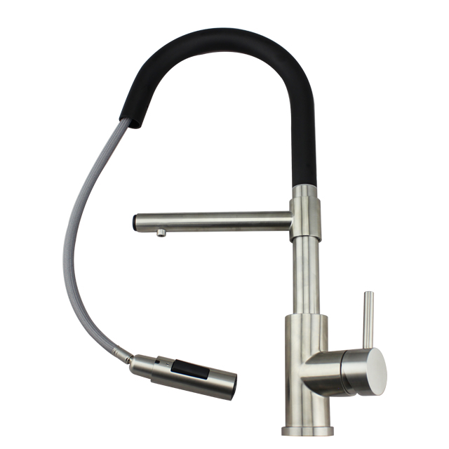 SKFIRM New Style pull down 3 way kitchen faucet with 304 stainless steel Mixer Tap.