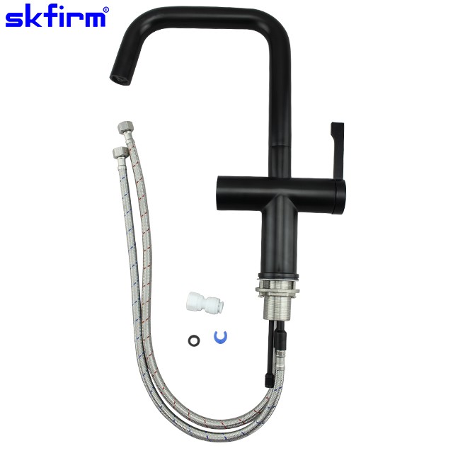 SKFIRM NEW Design Matt Black 3 Way Kitchen Faucet