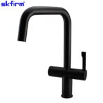 SKFIRM ニューデザイン マットブラック 3WAYキッチン水栓